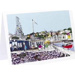 Dockyard Cafe Greetings Card
