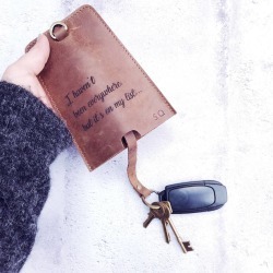 Personalised Leather Key Holder