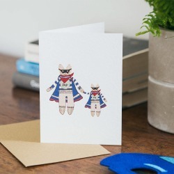 Superdad And Me Card