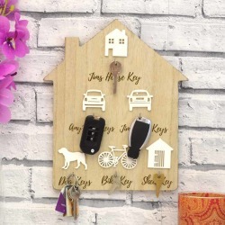 Personalised Key Holder House Style