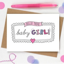 New Baby Girl Card