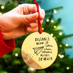 'Distance Means Little' Long Distance Decoration