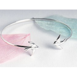 Swallow Bangle On A Personalised Gift Card