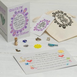 Personalised Little Kit For Sister Keepsake Bag Personalised Little Kit For Sister Keepsake Bag