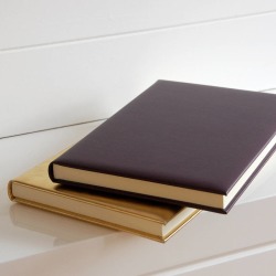 Leather Aubergine A4 Journal