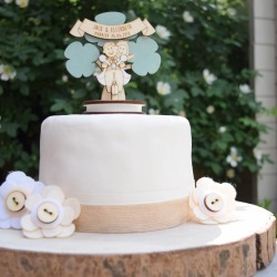 Personalised Scooter Wedding Cake Topper