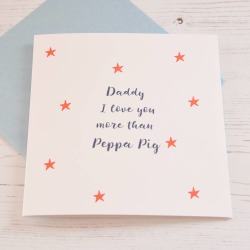 Personalised Card For Daddy