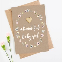 A Beautiful Baby Girl Card