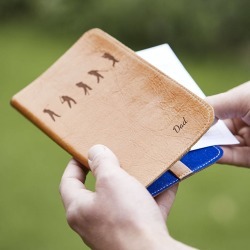 Personalised Leather Golf Scorecard Holder