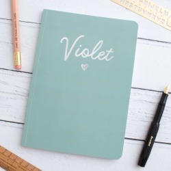 Personalised Name Foil Notebook