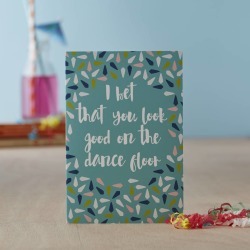 'Dance Floor' Greetings Card