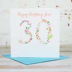 Personalised 30th Birthday Card