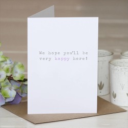 'Happy Here' Greetings Card