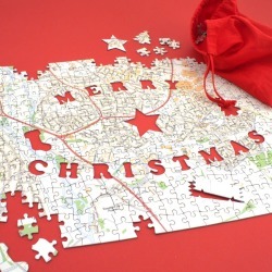 Christmas Personalised Postcode Jigsaw