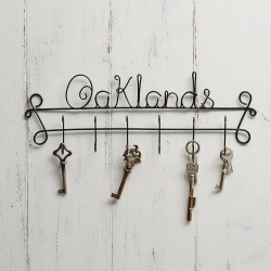 House Name Wire Key Holder