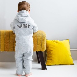 Personalised Zip Up Onesie