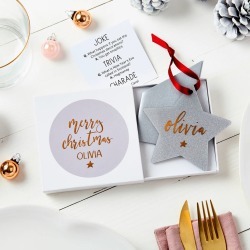 Alternative Cracker With Glitter Star Decoration