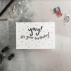 Yay! It's Your Birthday Letterpress Card