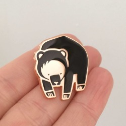 Winter Bear Enamel Pin Badge