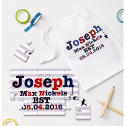 Child's Personalised Birthdate Jigsaw