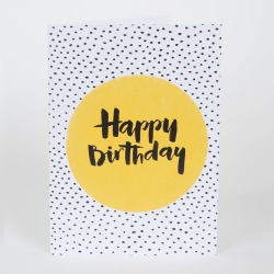 Happy Birthday Greetings Card