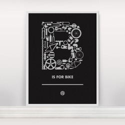 'B Is For Bike' Screen Print Ltd Edition