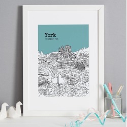 Personalised York Print