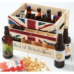 Wooden Crate Of British Beer