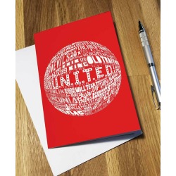 Manchester United Greetings Card