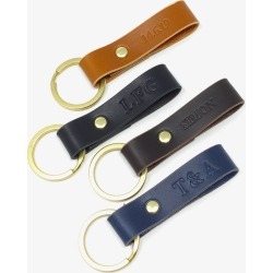 Personalised Leather Key Ring