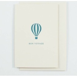 Bon Voyage Greetings Card