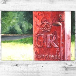 Postbox Greetings Card