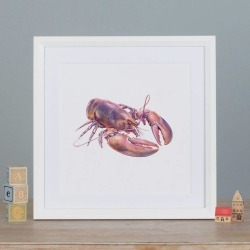 Illustrated Lobster Print