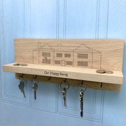 Personalised Mansion House Key Holder
