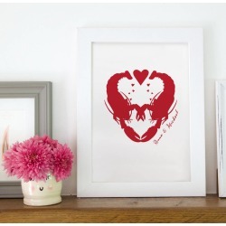 Personalised Lobster Print