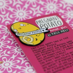 Pregnant Potato Enamel Pin