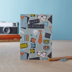 'Geek Chic' Greetings Card