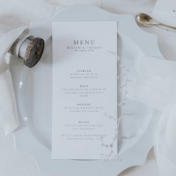 Willow Menu Card