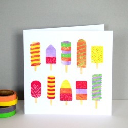 Summer Lollies Greetings Card