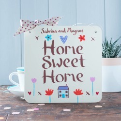Personalised Home Sweet Home Sign