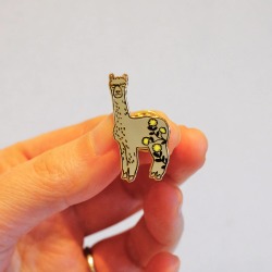 Alpaca Enamel Pin Brooch