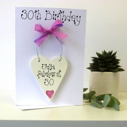 Personalised 30th Birthday Card