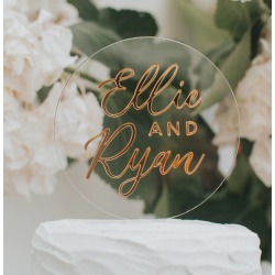 Floating Wedding Cake Topper