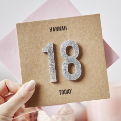 Personalised 18th Birthday Card