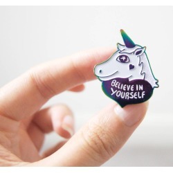 Rainbow Unicorn Enamel Pin