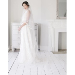 Lace Edge Two Tier Wedding Veil