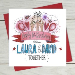 1st Christmas Together Card