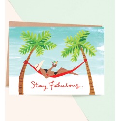 Stay Fabulous Beach Card