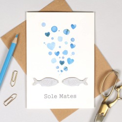 Personalised Solemates Valentine's Card