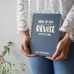Personalised Student Revision Foil Notebook